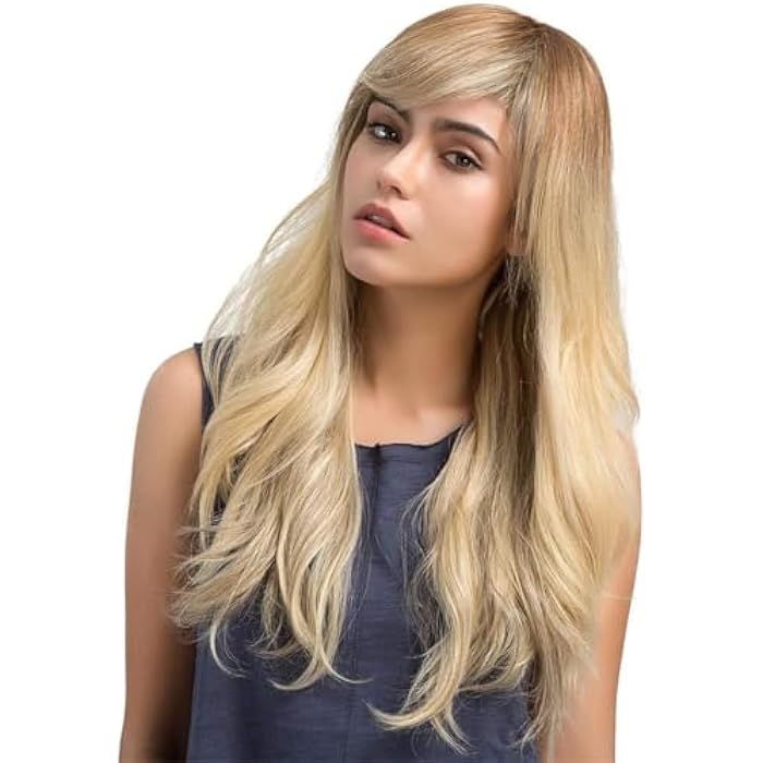 DILLARDS Long Wavy Blonde Wigs For Daily Use Party Heat Resistant - Image 2